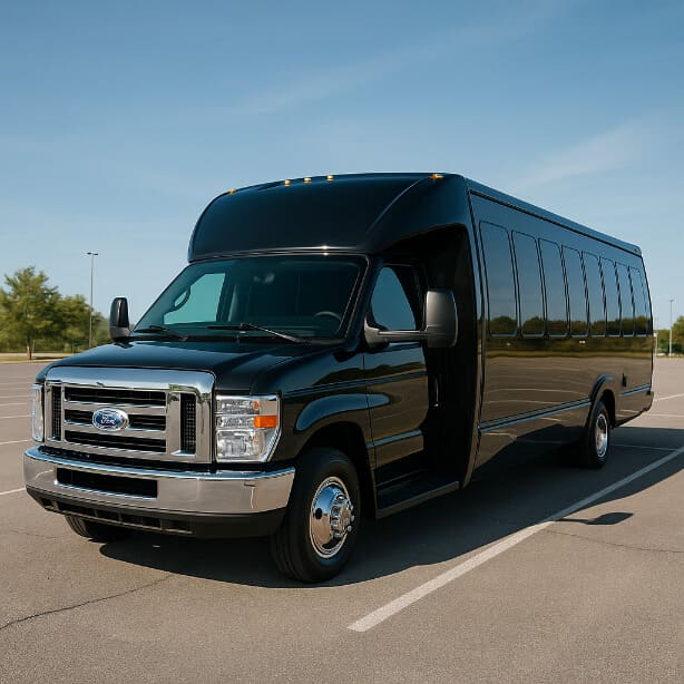 Mountain View Shuttle Bus Rentals 18 Passenger Shuttle Bus